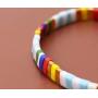 Badu 2Pcs Hematite Bracelet for Women, Fashion Stretch Bracelets, Promise Bracelet for Couples, Multicolor Bracelets