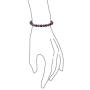 Bling Jewelry Natural Multi Color Semi Precious Gemstone Round Bead 8MM Strand Stackable Stretch Bracelet for Women Men Teen Unisex
