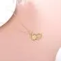 14k Gold Sunflower Heart Necklace for Women,''You are my sunshine'' Real Gold Love Jewelry Gifts for Wife Girlfriend, Present for Her16''-18''