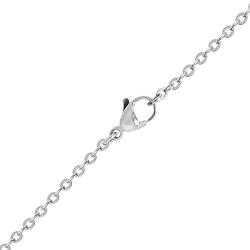 Disney’s Tsum Tsum Jewelry for Women, Stainless Steel Tsum Tsum Pendant Necklace, 18” Chain