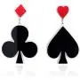 CutieJewelry Dangle Poker Party Unique Players Big Card Earrings CutieJewelry Dangle Poker Party Unique Players Big Card Earrings