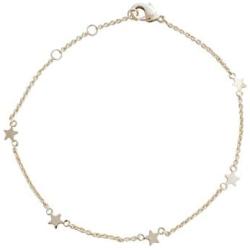 HONEYCAT Starling Tiny Star Charms Bracelet in Gold, Rose Gold, or Silver | Minimalist, Delicate Jewelry