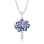 True Love ''Forget-Me-Not'' Blue Flower Plant Crystal Pendant Necklace Never Rust 925 Sterling Silver with Free Breathtaking Gift Box for a Special Moment of Love True Love ''Forget-Me-Not'' Blue Flower Plant Crystal Pendant Necklace Never Rust 925 Sterling Silver with Free Breathtaking Gift Box for a Special Moment of Love