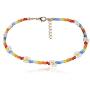JOYID 2pcs Boho Beads Choker Necklace Chain Sweet Daisy Flower Necklaces Jewelry for Women Girls