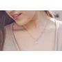 Nana Gifts Best Grandma Necklace - Sterling Silver Pearl Pendant Moon Crystal CZ Generation Necklace for Grandmother, Mom Gifts, Nana Gifts from children, Mothers Day Card from Daughter, Birthday Gift