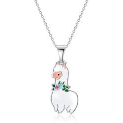 Vinjewelry Little Girls Beautiful Pendant Necklace for Childrens Delicate Gift