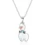 Vinjewelry Little Girls Beautiful Pendant Necklace for Childrens Delicate Gift Vinjewelry Little Girls Beautiful Pendant Necklace for Childrens Delicate Gift