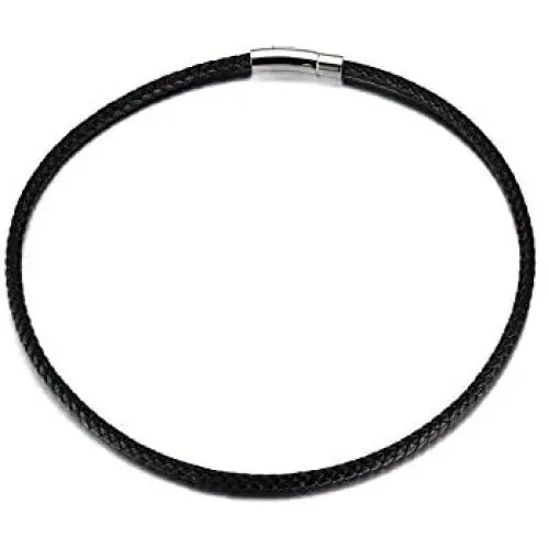 VNOX Genuine Leather Rope Chain Necklace for Pendants Accessories,Black,18,20,22 Inches Available VNOX Genuine Leather Rope Chain Necklace for Pendants Accessories,Black,18,20,22 Inches Available