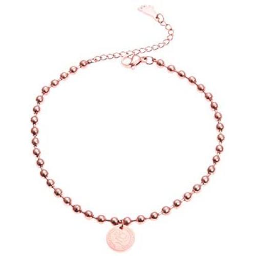 366DAYS Valentines Day Jewelry Gift 316l Stainless Steel Titanium Bracelet Rose Gold Adjustable Bracelets Link for Women Girls