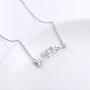 925 Sterling Silver Arrow Heart Cardiogram Lifeline Pulse Heartbeat Pendant Necklace for Women Teen Girls Birthday Gift, 18 inch + 2 inch