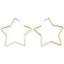 Gold Star Earrings Lightweight Fun Statement Drop Dangle Earrings Charm Jewelry Gift Earrings for Women Girls