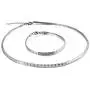 N/Q Punk Stainless Steel Snake Chain Link Bracelet Choker Necklace for Women Mens Girls Boys Silver Plated Rock Hip Hop Unisex Jewelry Set N/Q Punk Stainless Steel Snake Chain Link Bracelet Choker Necklace for Women Mens Girls Boys Silver Plated Rock Hip Hop Unisex Jewelry Set