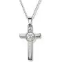 Uloveido Mens Stainless Steel Lords Prayer Bible Verse Engraved Cross Pendant Necklace with Round Mustard Seed Uloveido Mens Stainless Steel Lords Prayer Bible Verse Engraved Cross Pendant Necklace with Round Mustard Seed