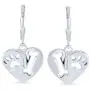 I Love My Dog Heart Shape Cut Out Puppy Pet Bone Animal Lover Paw Print Drop Leverback Earrings For Women 925 Sterling Silver
