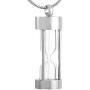 Casket Etcetera Cremation Ashes Glass Urn Necklace Stainless Steel Pendant for Memorial Jewelry, Keeps Your Love Ones Ashes Safe