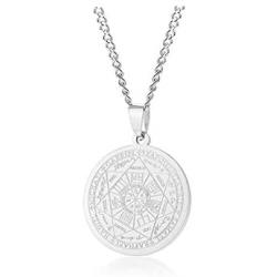 Magic Seals Amulets Spiritual Lucky Jewelry Pendent Necklace Jewelry Seven Seals of The Archangels Necklace