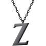 PROSTEEL Stainless Steel/Sterling Silver Initial Name Necklace, A to Z Initial Letter Personalized Necklaces for Men Women, Gold/Silver/Black Tone, 16''/20'' Adjustable, Come Gift Box
