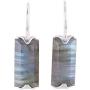 NOVICA Labradorite .925 Sterling Silver Drop Earrings, Beautiful Aurora