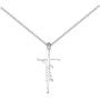 Jewenova 4Pcs Faith Cross Necklace for Women Blessed Hope Grace Pendant Necklaces Religious Jewelry Christian Cross Necklace Set Inspirational Faith Gifts for Women with Meaning Card