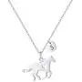 Girls Horse Necklace, Dainty Horse Jewelry for Girls Initial Necklace, Stainless Steel Kids Heart Initial Necklace Horse Girl Horse Pendant Letter Necklace Horse Gifts for Teen Girls Horse Lovers