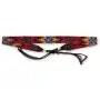 Mayan Arts Hat Band, Beaded Hatband Southwestern Cowboy or Cowgirl Hats, Leather Ties, Handmade in Guatemala 7/8 Inches x 21 Inches