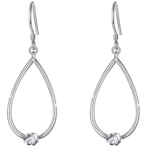 S925 Sterling Silver Trendy Dangle Drop Stud Earrings for Women Girl S925 Sterling Silver Trendy Dangle Drop Stud Earrings for Women Girl