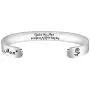 BTYSUN Mothers Day Bracelets Gifts for Mom from Son Daughter Inspirational Gifts for Wife Cuff Bangle Mom Bracelet Personalized Jewelry Mantra Quotes Engraved