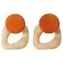 Sinkcangwu Acrylic Large Hollow Out Drop Earring Fashion Geometric Dangle Earrings Ladies Party Jewelry for Women Wholesale brinco