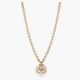 Tarinika Indian Traditional Nakshatra CZ Long Necklace set for women and Girl - White Red Green