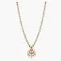 Tarinika Indian Traditional Nakshatra CZ Long Necklace set for women and Girl - White Red Green Tarinika Indian Traditional Nakshatra CZ Long Necklace set for women and Girl - White Red Green