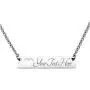 Fanery Sue Personalized Custom Engraved Name 316L Stainless Steel Horizontal Bar Necklace Fanery Sue Personalized Custom Engraved Name 316L Stainless Steel Horizontal Bar Necklace