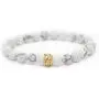 POSHFEEL 8mm Natural Stone CZ Micro Pave Crown King Queen Beads His and Hers Couple Bracelet, 7.5'' POSHFEEL 8mm Natural Stone CZ Micro Pave Crown King Queen Beads His and Hers Couple Bracelet, 7.5''
