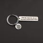 TIIMG Inspired Gift Fear Me Love Me Do As I Say and I Will Be Your Slave Keychain Gift for Boyfriend Husband Girlfriend