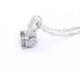 Aixili Rainbow Jewelry Sets for Women 925 Silver Stamped Necklace Pendant Hoop Earrings Ring Bridal Wedding Jewelry