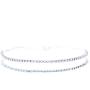 Rosemarie & Jubalee Womens Brilliant Set of 2 Crystal Rhinestone Statement Choker Necklaces