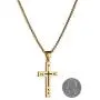 HZMAN Stainless Steel Russian Orthodox Cross Pendant Necklace for Men Women, NIKA, ICXC HZMAN Stainless Steel Russian Orthodox Cross Pendant Necklace for Men Women, NIKA, ICXC