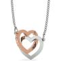 From Viking Dad To My Daughter I Want You To Believe Deep In Your Heart Joined Interlocking Hearts Pendant Necklace; Gift for Birthday,Christmas,Valentines Day,Mothers day,Fathers Day,Thanksgiving