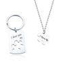 Couple Gifts for Him and Her Wedding Gifts Star Wars Jewelry I Love You I Know Necklace Girlfriend Boyfriend Husband Wife (Love You KR&NL)