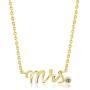 JADMIRE 0.02 Carats Swarovski Zirconia mrs Pendant Necklace, 16''+2'' Extender