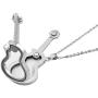 Jesse Ortega Guitar Musical Instrument Glass Living Memory Locket Pendant Necklace fit Floating Charms