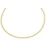 14K Gold 2.0mm Cuban/Curb Link Chain Necklace- 16-30- Yellow, White, Two Tone Or Rose Gold