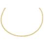 14K Gold 2.0mm Cuban/Curb Link Chain Necklace- 16-30- Yellow, White, Two Tone Or Rose Gold