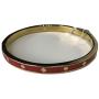 Kate Spade New York Bangle Bracelet (Spot The Spade Red O0RU2565)