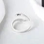 KOEDLN Faith Cross Ring Open Adjustable Inspirational Lucky Ring for Women Men Jewelry
