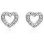 River Island Sterling Silver Cubic Zirconia Stud Earrings, Available in Sterling silver, Rose and Yellow Gold | Variety of Shapes