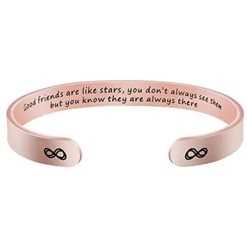 Joycuff Rose Gold Inspirational Cuff Bracelets for Women Motivational Encouragement Birthday Gifts for Mantra Jewelry Funny Stainless Steel Bangle for Her Joycuff Rose Gold Inspirational Cuff Bracelets for Women Motivational Encouragement Birthday Gifts for Mantra Jewelry Funny Stainless Steel Bangle for Her