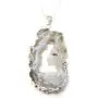 Kiola Designs Sliced Agate Geode Pendant Necklace Kiola Designs Sliced Agate Geode Pendant Necklace