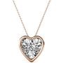 St.Claire Swarovski Crystal 18K Gold Plated Round Necklace 925 Sterling Silver Birthstone Pendant Necklaces for Women Christmas Jewelry Gift