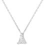 PAVOI 14K Gold Plated 925 Sterling Silver CZ Diamond Pendant Necklace for Women | Adjustable Slider