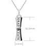 ALOV Jewelry Sterling Silver Graduation Diploma Pendant Necklace